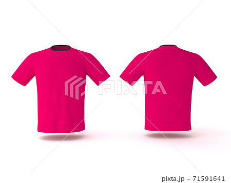 Childrens pink t-shirt blank template isolated - Stock Illustration  [72135725] - PIXTA