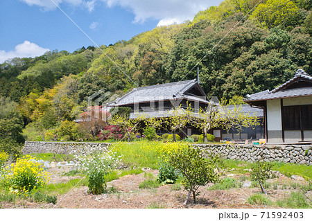 大阪府】新録時期の田舎風景の写真素材 [71592403] - PIXTA