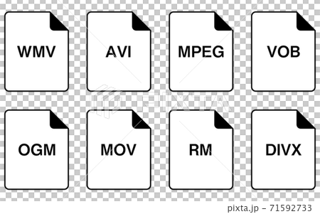 Simple icon set in file format 71592733