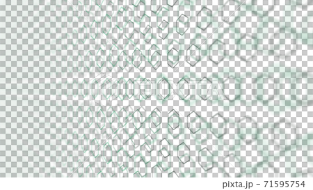 CG Hexagon Multiple hexagons lined up CG Hexagon Multiple hexagons lined up 71595754