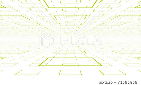 CGスクエア　多数の立体スクエアで構成された背景素材 71595859