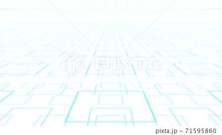 CGスクエア 多数の立体スクエアで構成された背景素材 CGスクエア 多数の立体スクエアで構成された背景素材 71595860