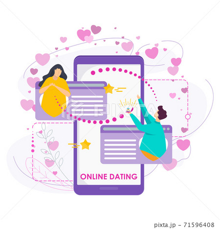 Meeting website. Marriage proposal. Dating site. Love chat. 71596408
