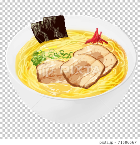 海苔トッピング豚骨ラーメン_白器 海苔トッピング豚骨ラーメン_白器 71596567