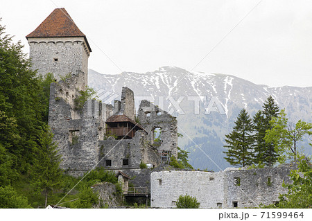 Castle ruins Kamen, Radovljica, Slovenia Castle ruins Kamen, Radovljica, Slovenia 71599464