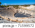 Antique Theatre in the ancient Lycian city of Patara, Turkey. 71599572
