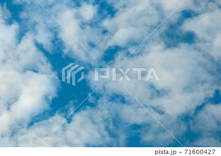 Fluffy cloudscape. Beautiful summer cloud space 71600427