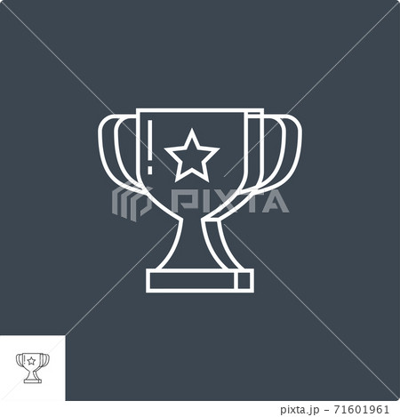 Award Related Vector Line Icon 71601961