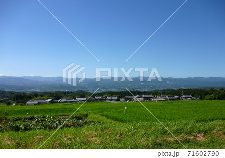 奈良県五條市の風景と青空 奈良県五條市の風景と青空 71602790
