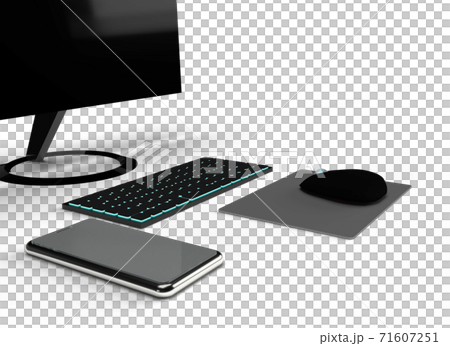 台式鍵盤，智能手機，鼠標，顯示器 71607251