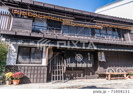 【晩秋の馬籠宿　レトロな宿場町を散策】 71608131