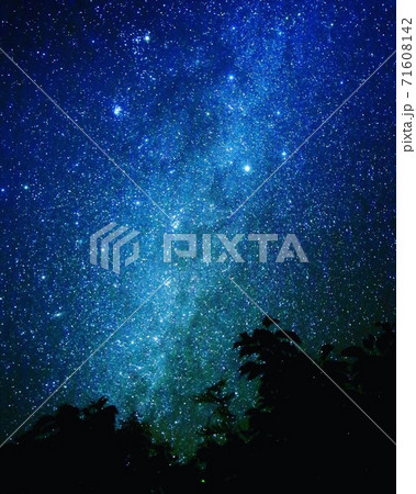 石垣島の星空と天の川 石垣島の星空と天の川 71608142