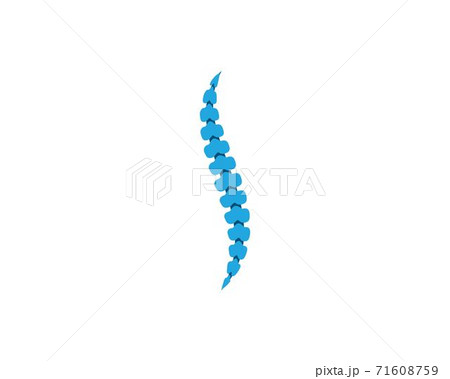 Spine diagnostics symbol logo template 71608759