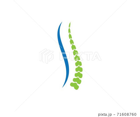 Spine diagnostics symbol logo template 71608760