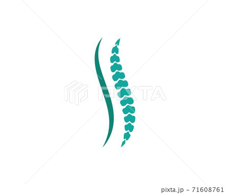 Spine diagnostics symbol logo template 71608761