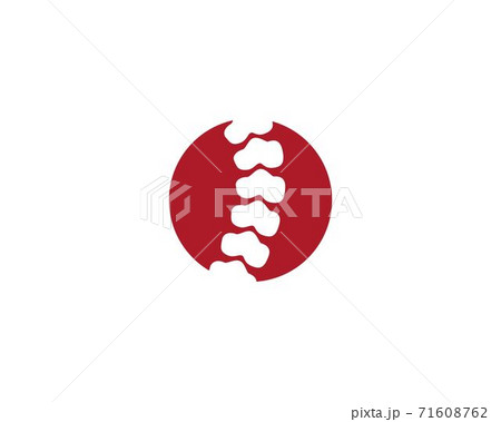 Spine diagnostics symbol logo template Spine diagnostics symbol logo template 71608762