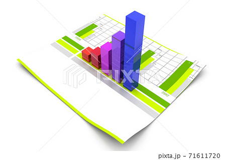 Business graph. Business graph. 71611720