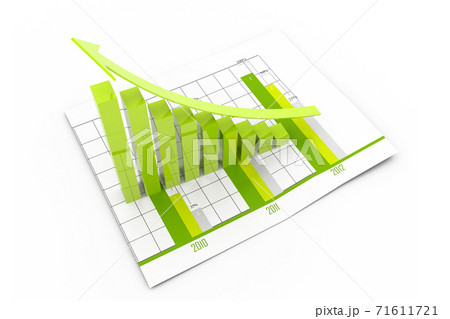 Business graph and chart. Business graph and chart. 71611721