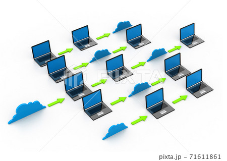 Cloud computing devices. 71611861