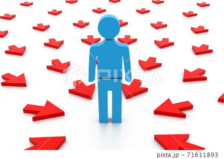 Business graph in chart 71611893