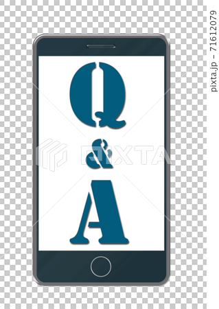 Q & A image of smartphone 71612079