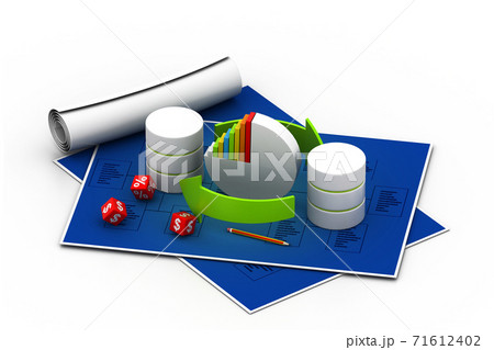 Databases concept.(business concept) . Databases concept.(business concept) . 71612402