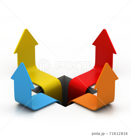 Arrows moving up. Arrows moving up. 71612816