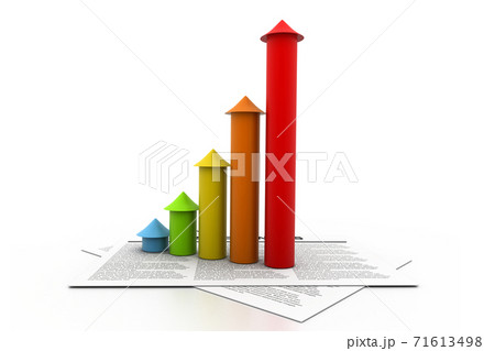 Business graph. 71613498