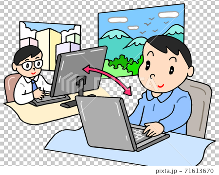 Telework / country life Telework / country life 71613670