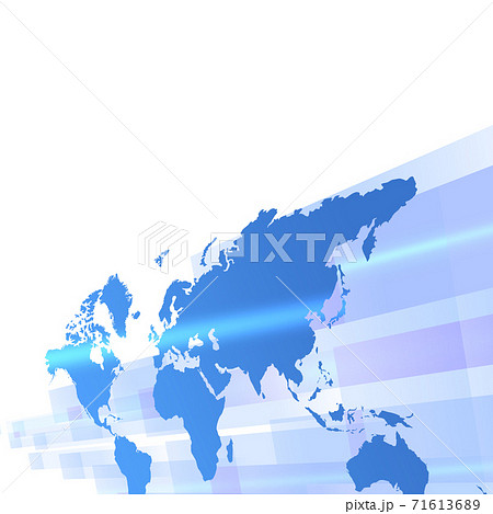 世界地図 日本地図 グローバル 地図 地球 ビジネス背景のイラスト素材