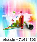 Business graph 71614503