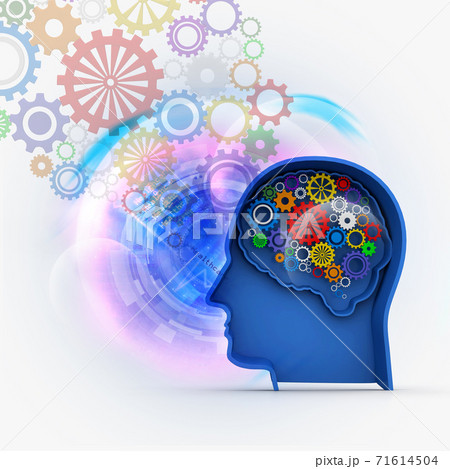 Intelligence concept in abstract design Intelligence concept in abstract design 71614504