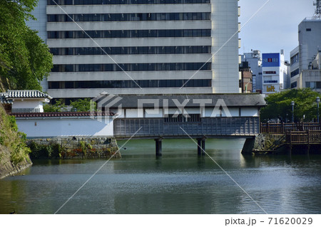 福井県福井市　福井城址　御廊下橋 71620029