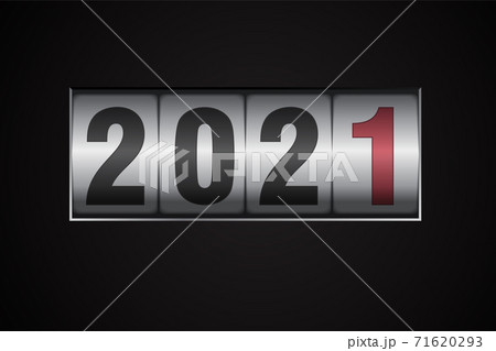 counter showing 2021 digit on dark counter showing 2021 digit on dark 71620293