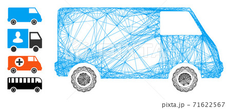 Network Van Vector Mesh 71622567