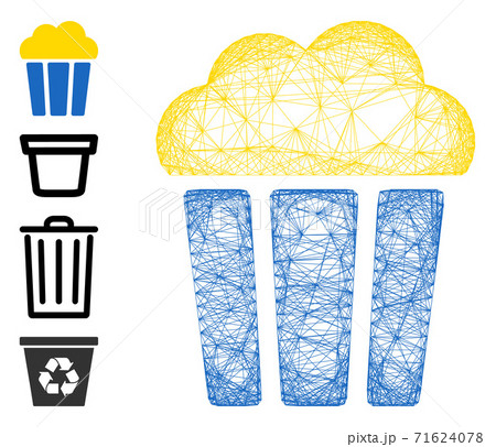 Hatched Popcorn Bucket Vector Mesh Hatched Popcorn Bucket Vector Mesh 71624078
