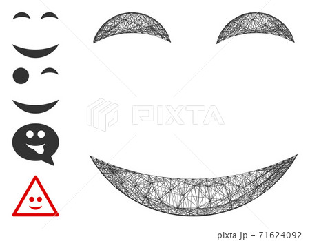 Net Pleasure Smiley Vector Mesh Net Pleasure Smiley Vector Mesh 71624092