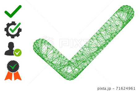 Net OK Tick Vector Mesh 71624961
