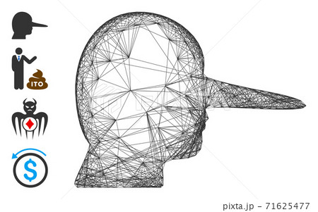 Net Liar Vector Mesh Net Liar Vector Mesh 71625477