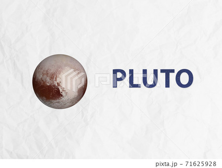 Planet Pluto infographics 71625928