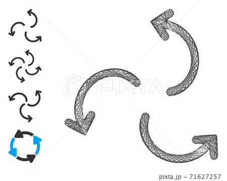 Linear Cyclone Arrows Vector Mesh Linear Cyclone Arrows Vector Mesh 71627257