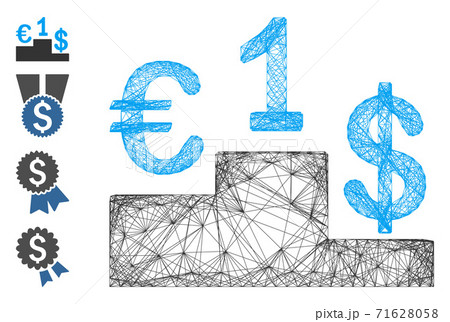Hatched Currency Competition Vector Mesh Hatched Currency Competition Vector Mesh 71628058