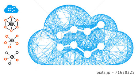Net Cloud Charts Vector Mesh Net Cloud Charts Vector Mesh 71628225