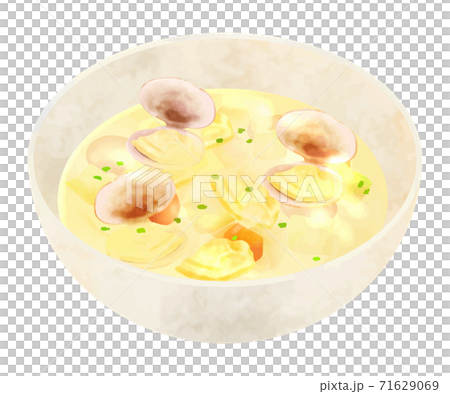 Clam Chowder Stock Illustration