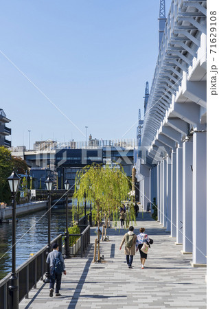 【東京都】都市風景 東京ミズマチ すみだリバーウォーク 【東京都】都市風景 東京ミズマチ すみだリバーウォーク 71629108