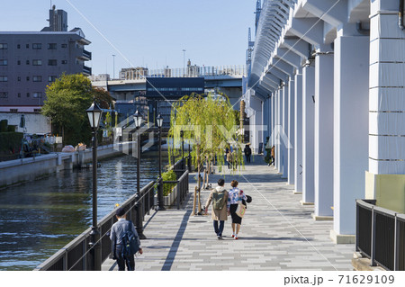 【東京都】都市風景 東京ミズマチ すみだリバーウォーク 【東京都】都市風景 東京ミズマチ すみだリバーウォーク 71629109