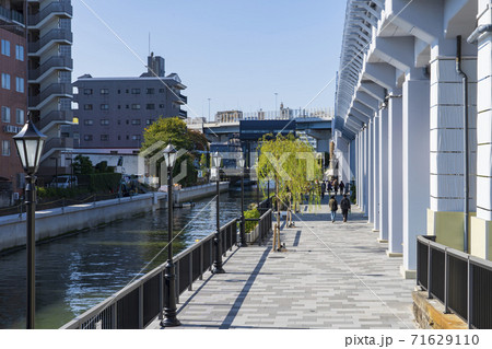 【東京都】都市風景 東京ミズマチ すみだリバーウォーク 【東京都】都市風景 東京ミズマチ すみだリバーウォーク 71629110