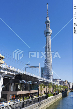 【東京都】都市風景 東京ミズマチ すみだリバーウォーク 【東京都】都市風景 東京ミズマチ すみだリバーウォーク 71629118