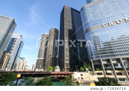 アメリカ合衆国 イリノイ州 シカゴ ダウンタウン マリーナタワー アメリカ合衆国 イリノイ州 シカゴ ダウンタウン マリーナタワー 71634718