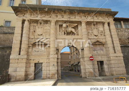 Land Gate - then the main entrance into the Zadar Land Gate - then the main entrance into the Zadar 71635777